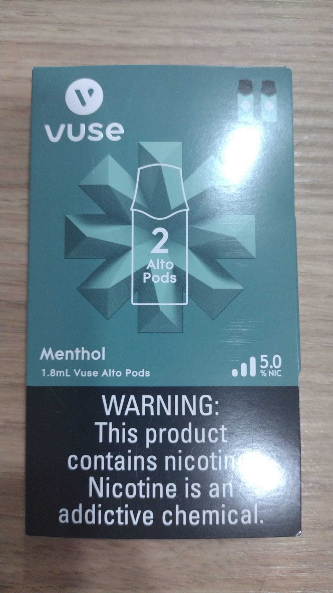 how much is elf bar vape Vuse Pods 5% Menthol VUSE EPod main image 0