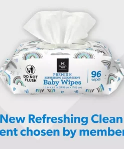 Member's Mark Baby Wipes Refreshing Scent 96wipes