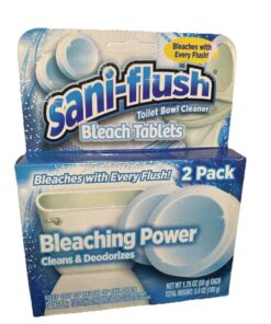 Sani-Flush Bleach Tablets Toilet Bowl Cleaner 2ct