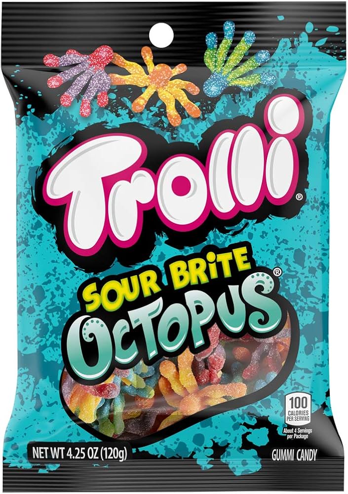 Trolli Sour Brite Octopus 4.3oz