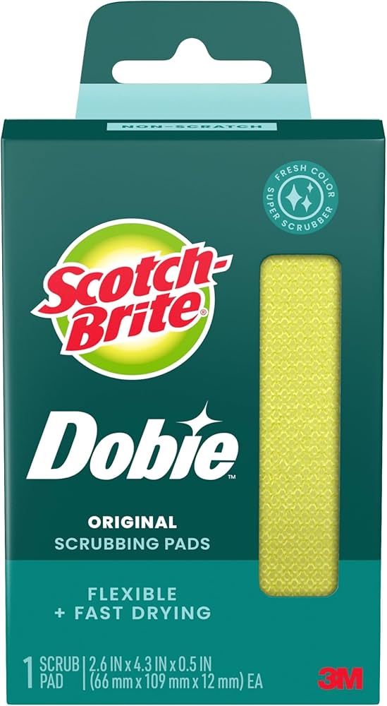 Scotch Brite Dobie Scrubbing Pads 1ct