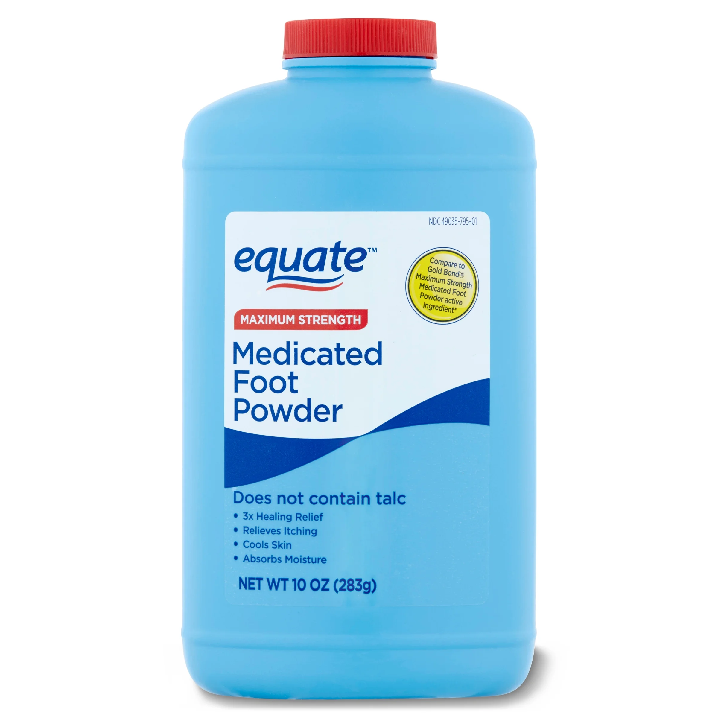 Medicated Foot Powder 10oz equate