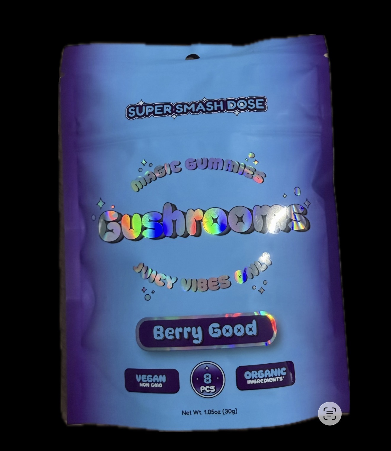 Gushrooms Magic Gummies 8pcs Berry Good