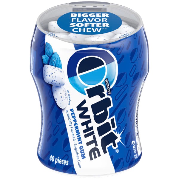 Orbit White Peppermint Gum 40pcs