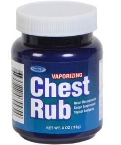 Vaporizing Chest Rub ointment 4oz