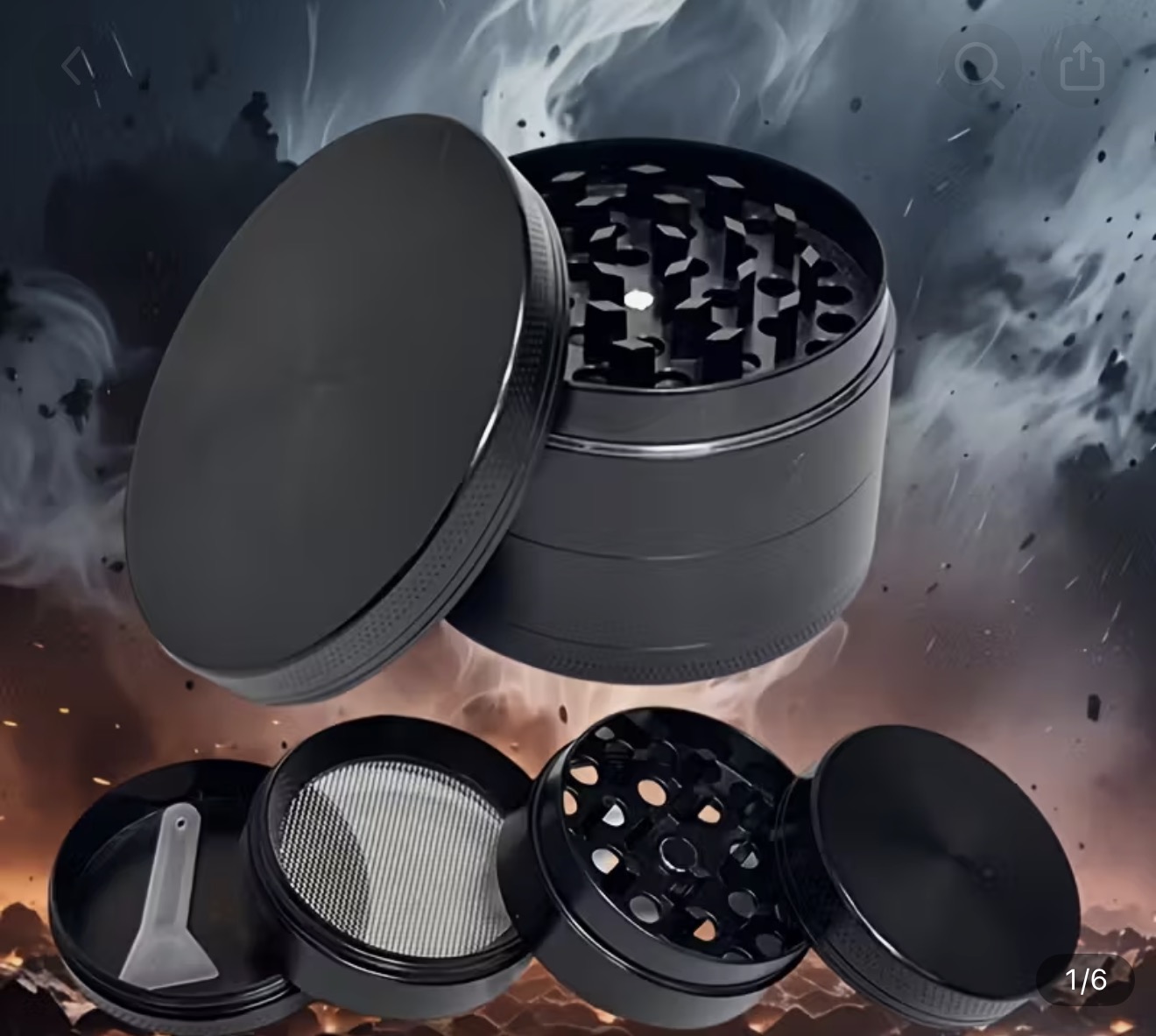 50mm Flat Black